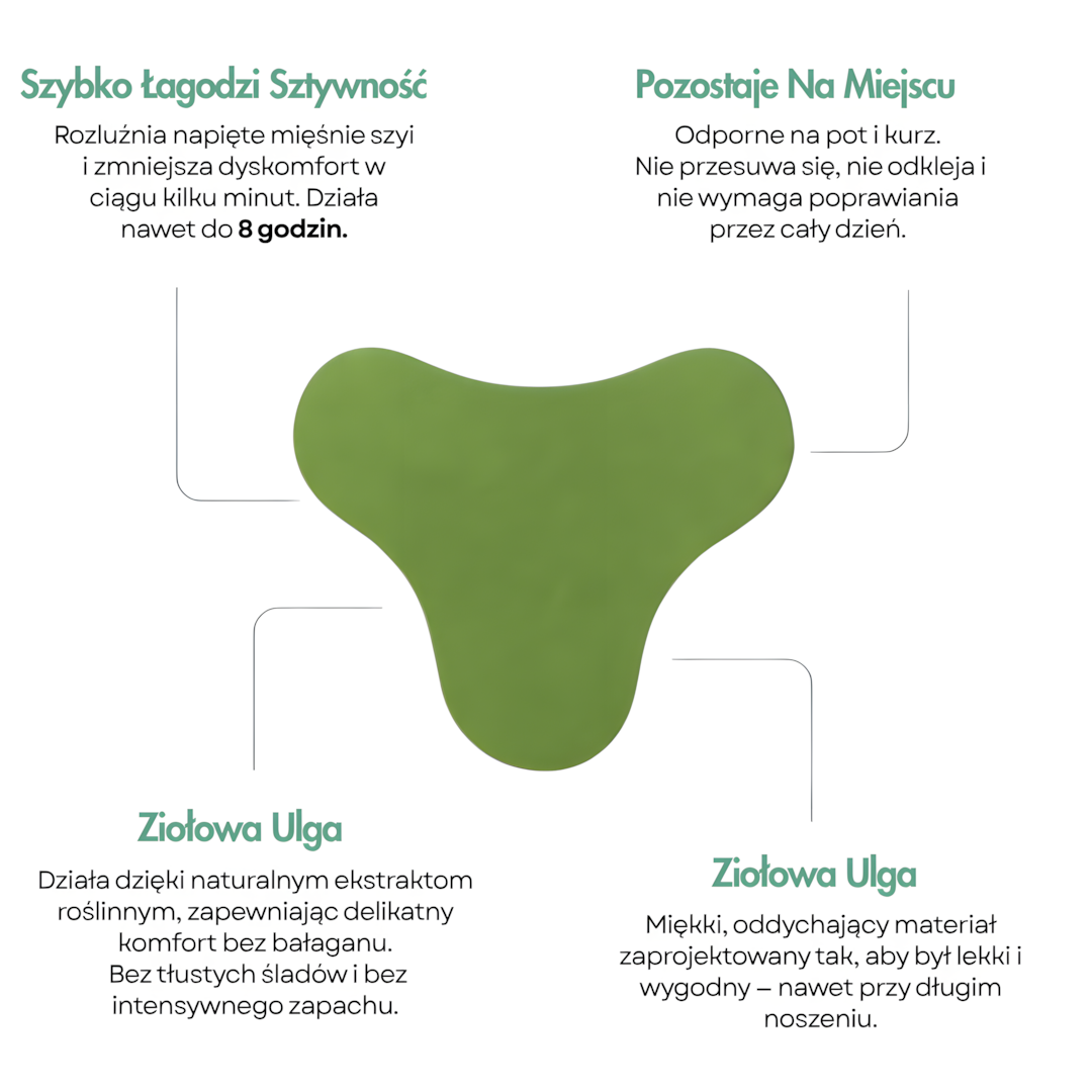 PlastryKomfort - Ziołowe Plastry Na Ból Szyi