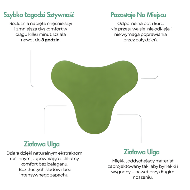 PlastryKomfort - Ziołowe Plastry Na Ból Szyi
