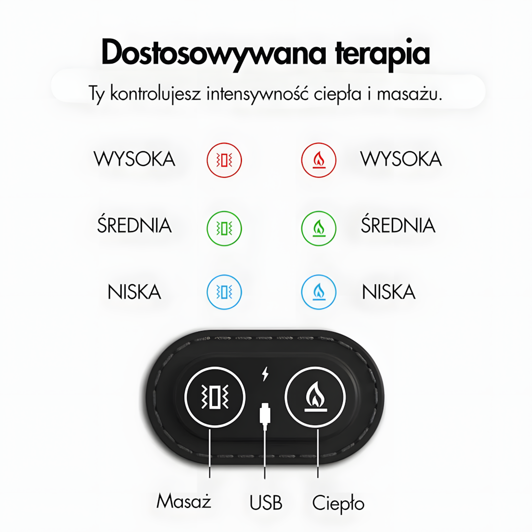 PlecówKomfort - 3-w-1 Masażer Pleców