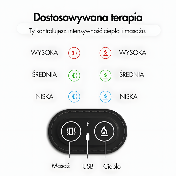 PlecówKomfort - 3-w-1 Masażer Pleców