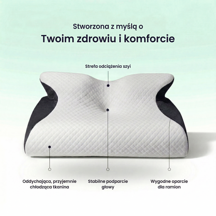SnuKomfort™ - Premium Poduszka Do Łagodzenia Bólu